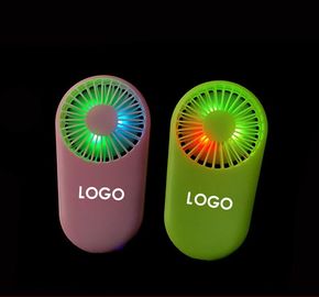 Ultra thin Portable USB pocket LED handly mini fan rechargeable hand hold fan with LED flashing